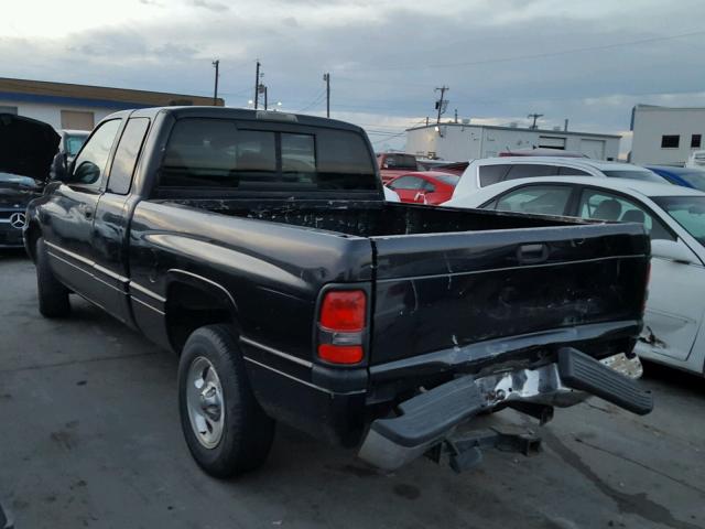 3B7HC13Y3XG123184 - 1999 DODGE RAM 1500 BLACK photo 3