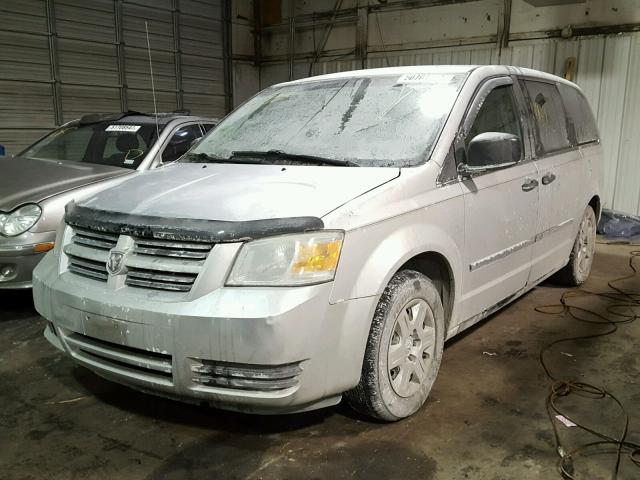 1D8HN44H78B133044 - 2008 DODGE GRAND CARA SILVER photo 2