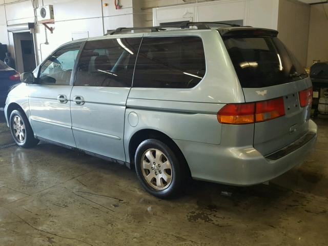 5FNRL18963B113528 - 2003 HONDA ODYSSEY EX BLUE photo 3