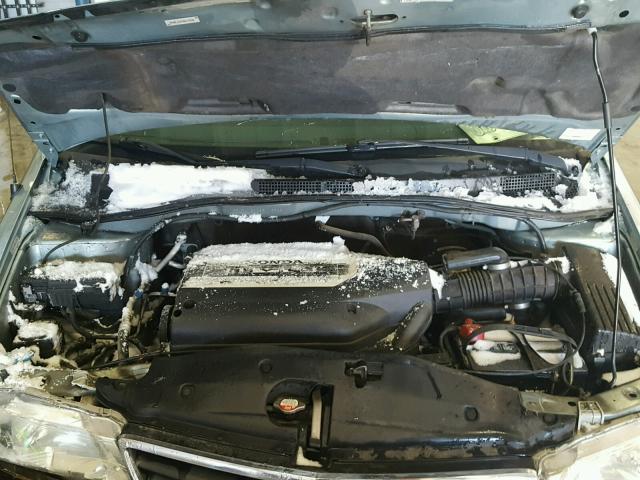 5FNRL18963B113528 - 2003 HONDA ODYSSEY EX BLUE photo 7