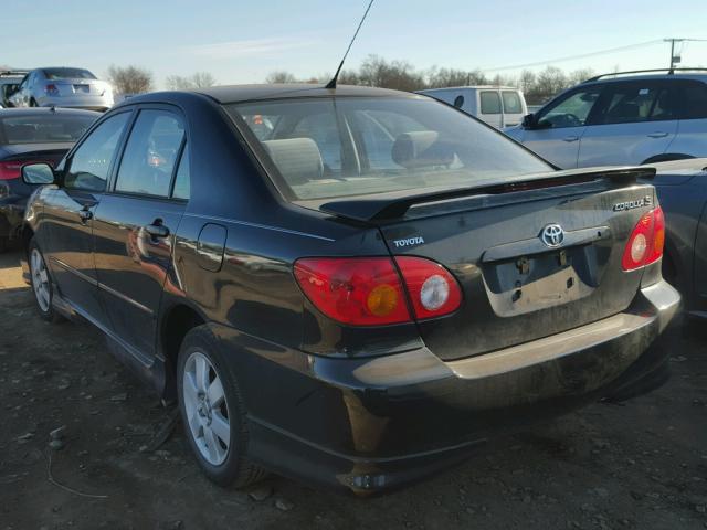 2T1BR32E43C106115 - 2003 TOYOTA COROLLA CE BLACK photo 3