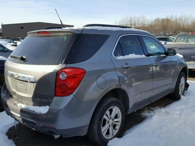 2GNFLNE55C6316998 - 2012 CHEVROLET EQUINOX LT GRAY photo 4