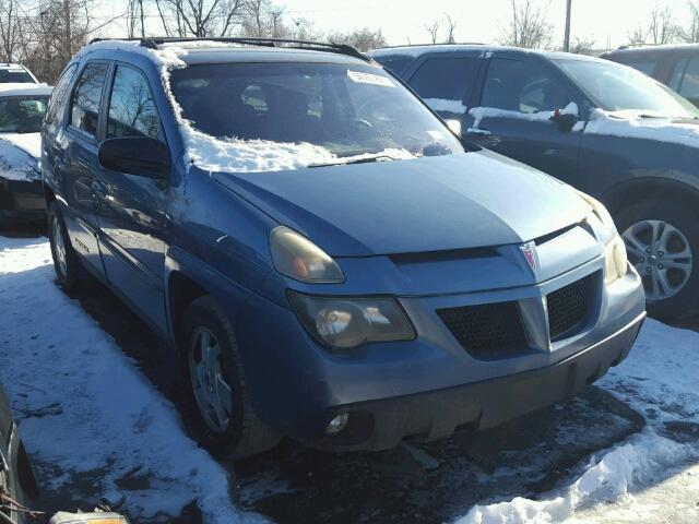 3G7DA03E62S590107 - 2002 PONTIAC AZTEK BLUE photo 1