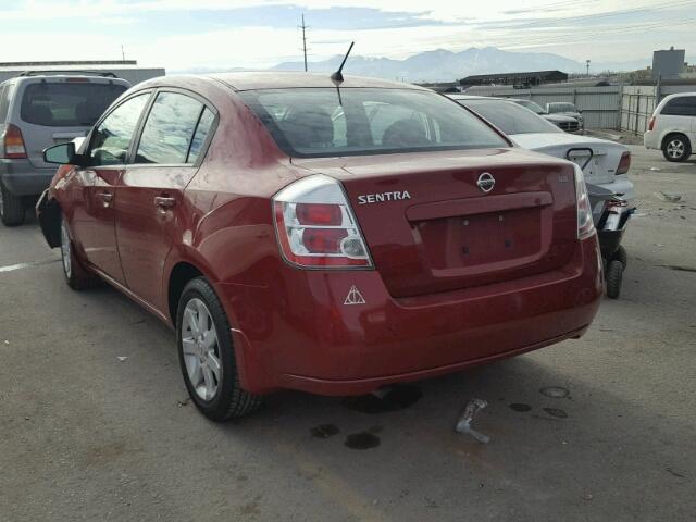 3N1AB61E69L650207 - 2009 NISSAN SENTRA 2.0 RED photo 3