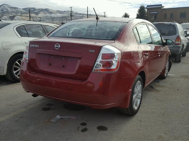 3N1AB61E69L650207 - 2009 NISSAN SENTRA 2.0 RED photo 4