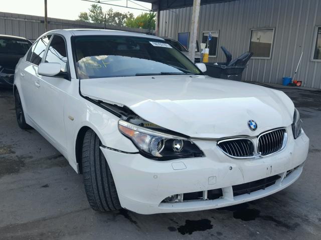 WBANB53547CP05474 - 2007 BMW 550 I WHITE photo 1