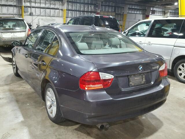 WBAVB17536NK35038 - 2006 BMW 325 I AUTO GRAY photo 3