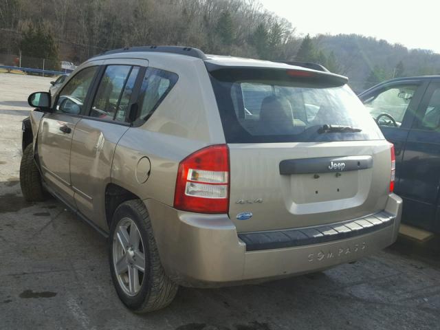 1J4NF4FB7AD512718 - 2010 JEEP COMPASS SP GOLD photo 3