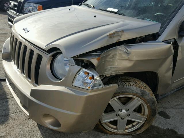 1J4NF4FB7AD512718 - 2010 JEEP COMPASS SP GOLD photo 9