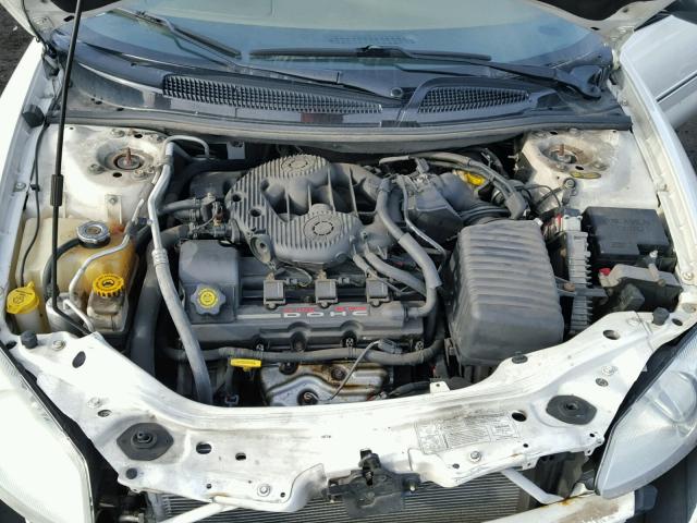 1C3EL55R62N318569 - 2002 CHRYSLER SEBRING LX WHITE photo 7