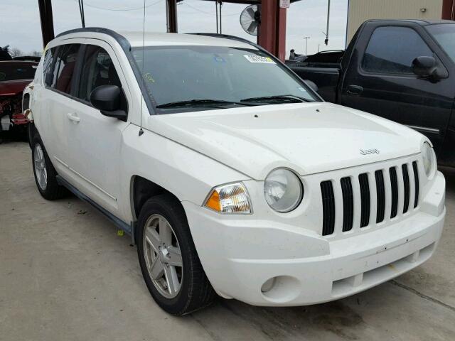 1J4NT4FB1AD617599 - 2010 JEEP COMPASS SP WHITE photo 1