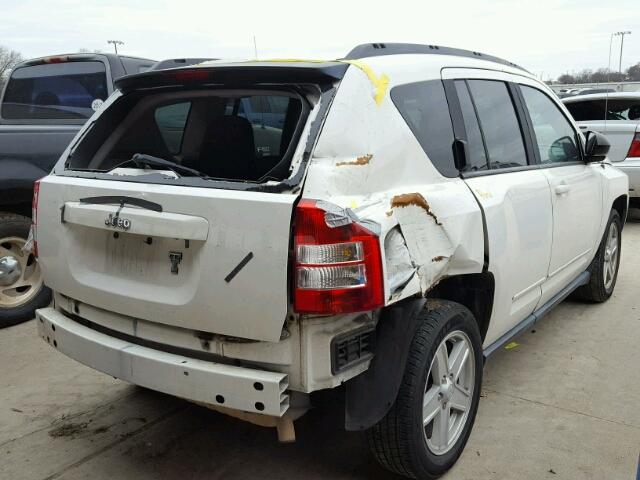 1J4NT4FB1AD617599 - 2010 JEEP COMPASS SP WHITE photo 4