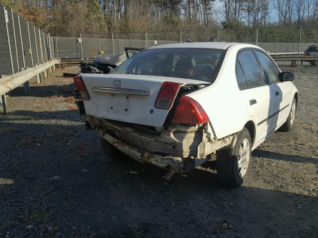 2HGES16153H602836 - 2003 HONDA CIVIC DX WHITE photo 4