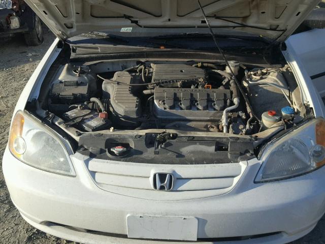 2HGES16153H602836 - 2003 HONDA CIVIC DX WHITE photo 7