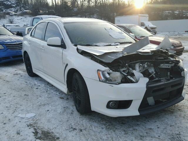 JA32W8FV6DU016497 - 2013 MITSUBISHI LANCER EVO WHITE photo 1