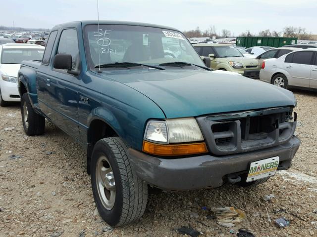 1FTZR15U8WPA58243 - 1998 FORD RANGER SUP GREEN photo 1