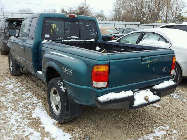 1FTZR15U8WPA58243 - 1998 FORD RANGER SUP GREEN photo 3