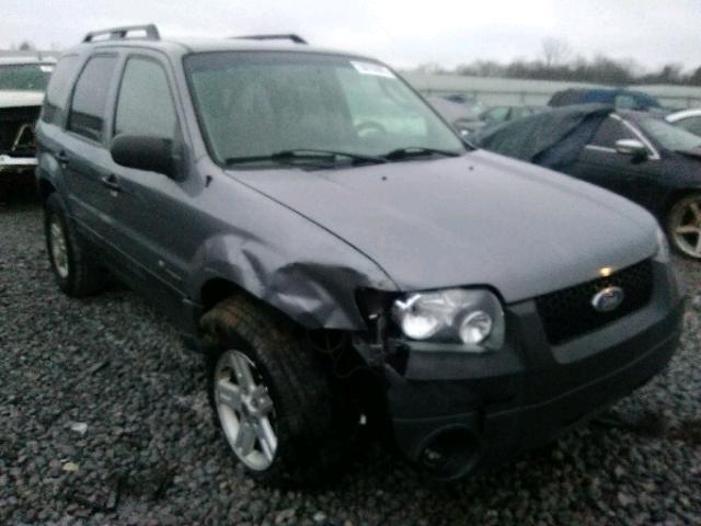 1FMCU49H37KB25358 - 2007 FORD ESCAPE HEV GRAY photo 1