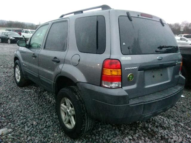 1FMCU49H37KB25358 - 2007 FORD ESCAPE HEV GRAY photo 3