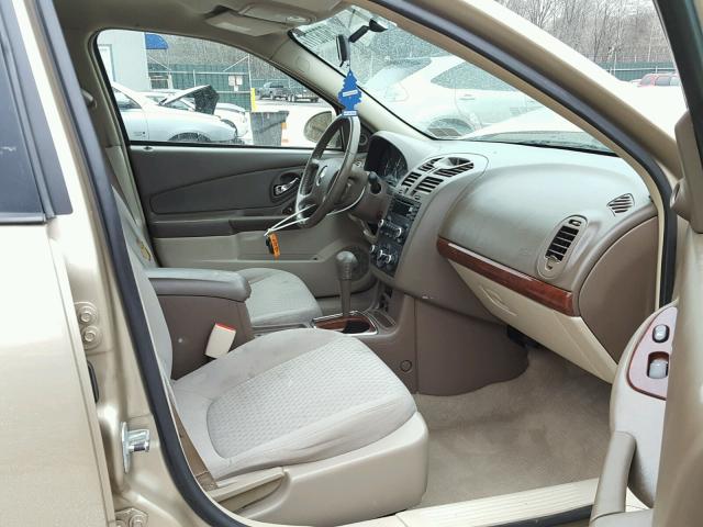 1G1ZT618X6F198218 - 2006 CHEVROLET MALIBU MAX ოქროსფერი ფოტო 5