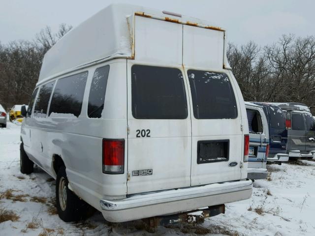 1FBSS31LX4HA03934 - 2004 FORD ECONOLINE WHITE photo 3