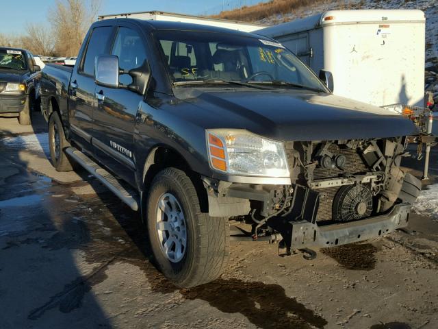 1N6AA07BX5N534283 - 2005 NISSAN TITAN XE CHARCOAL photo 1