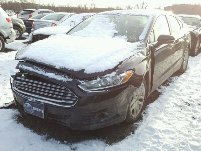 3FA6P0HD9GR128542 - 2016 FORD FUSION SE BLACK photo 2