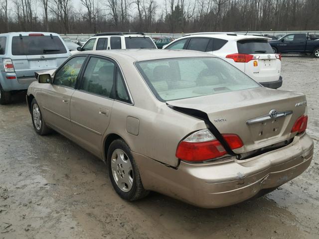 4T1BF28B74U373832 - 2004 TOYOTA AVALON XL GOLD photo 3