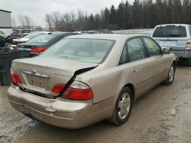 4T1BF28B74U373832 - 2004 TOYOTA AVALON XL GOLD photo 4