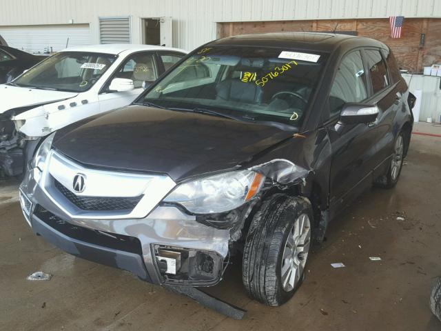 5J8TB2H28AA001211 - 2010 ACURA RDX GRAY photo 2