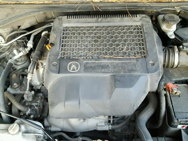 5J8TB2H28AA001211 - 2010 ACURA RDX GRAY photo 7