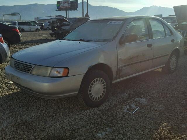 1N4AB41D4TC722121 - 1996 NISSAN SENTRA E SILVER photo 2