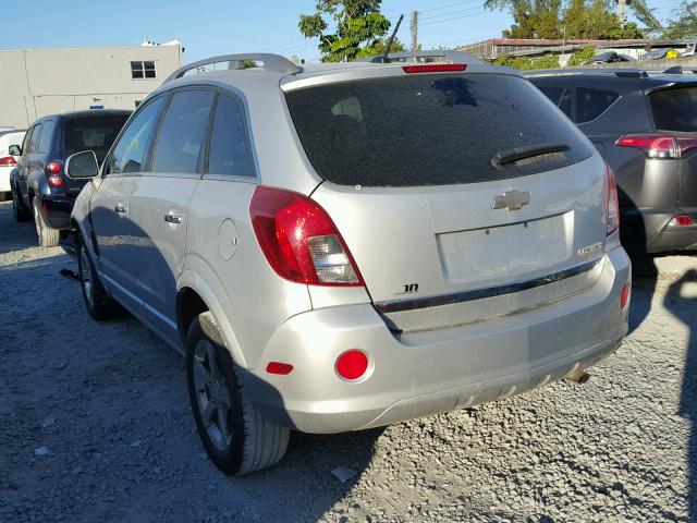 3GNAL3EK3DS555229 - 2013 CHEVROLET CAPTIVA LT SILVER photo 3