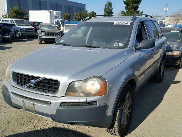 YV1CZ91HX41065458 - 2004 VOLVO XC90 T6 GRAY photo 2