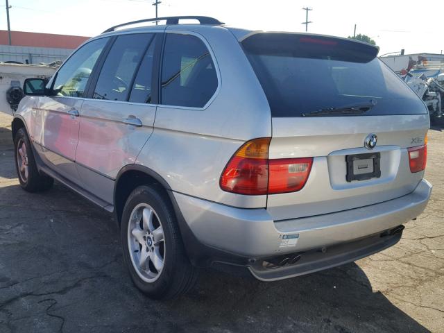 WBAFB33541LH20091 - 2001 BMW X5 4.4I SILVER photo 4