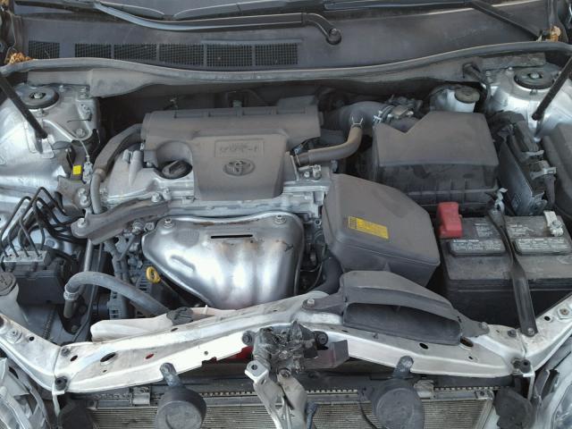 4T1BF1FK6DU253856 - 2013 TOYOTA CAMRY L SILVER photo 7