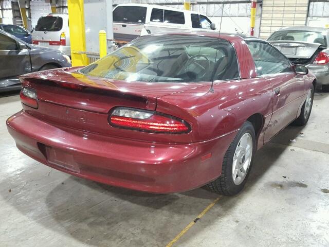 2G1FP22S2S2205247 - 1995 CHEVROLET CAMARO RED photo 4