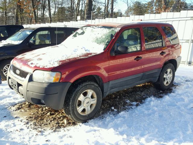 1FMCU931X4KB07752 - 2004 FORD ESCAPE XLT RED photo 2