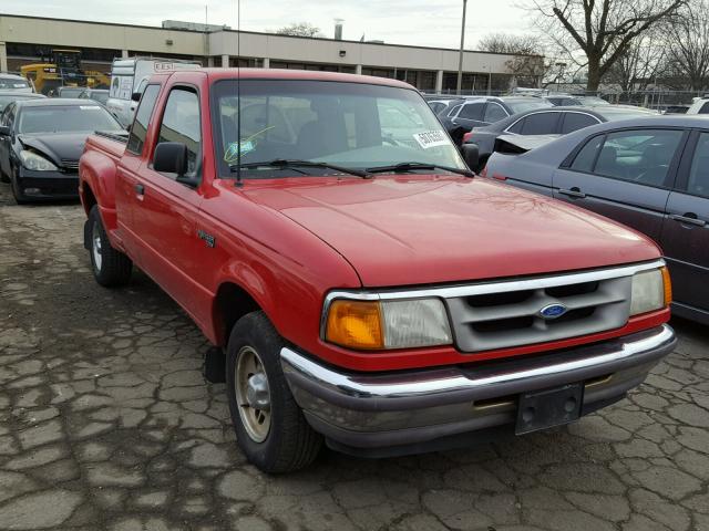 1FTCR14A9TPA62780 - 1996 FORD RANGER SUP RED photo 1