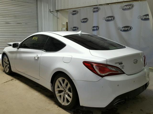 KMHHT6KD8EU113686 - 2014 HYUNDAI GENESIS CO WHITE photo 3