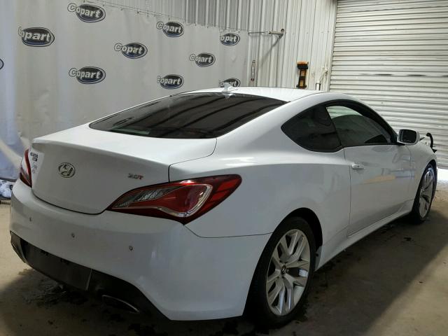 KMHHT6KD8EU113686 - 2014 HYUNDAI GENESIS CO WHITE photo 4