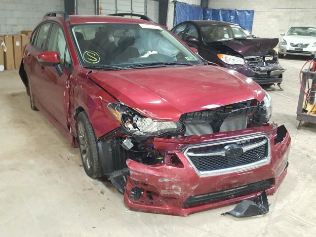 JF1GPAP68G9277971 - 2016 SUBARU IMPREZA SP MAROON photo 1