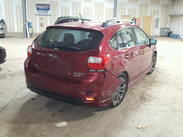 JF1GPAP68G9277971 - 2016 SUBARU IMPREZA SP MAROON photo 4