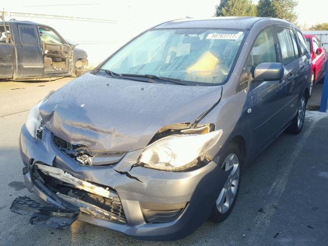 JM1CR29L890345785 - 2009 MAZDA 5 GRAY photo 2