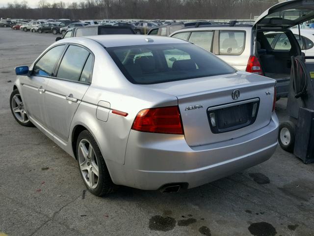 19UUA66296A003977 - 2006 ACURA 3.2TL SILVER photo 3