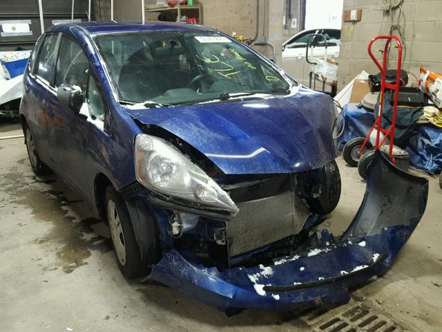 JHMGE8H2XAS020829 - 2010 HONDA FIT BLUE photo 1