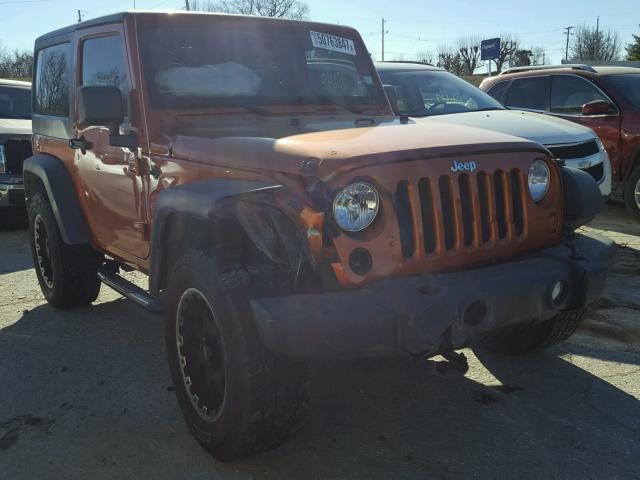 1J4AA2D15BL523591 - 2011 JEEP WRANGLER S ORANGE photo 9