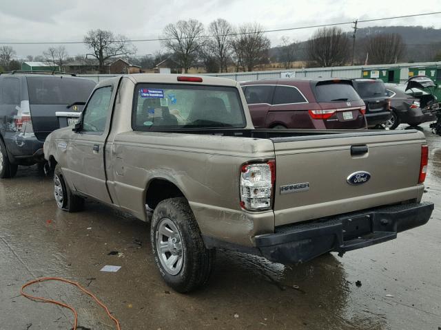 1FTYR10U76PA66529 - 2006 FORD RANGER BEIGE photo 3