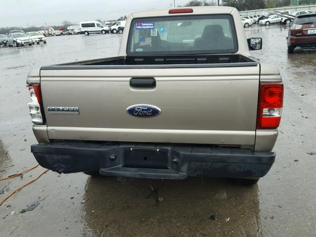 1FTYR10U76PA66529 - 2006 FORD RANGER BEIGE photo 6