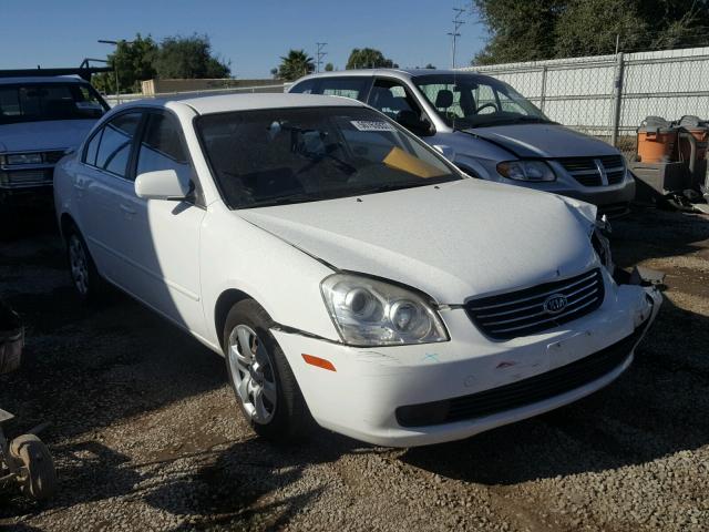 KNAGE123X85266960 - 2008 KIA OPTIMA LX WHITE photo 1